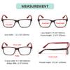 Eyekepper Transition Photochromic Reading Glasses for Women and Men Red,+3.00 view 3