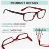 Eyekepper Transition Photochromic Reading Glasses for Women and Men Red,+3.00 view 4