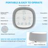 Rechargeable White Noise Machine with 28 Smoothing Sounds, Portable Sound Machine for Baby Kids Adult Sleeping, Auto-Off Timer, 32 levles of Volume Noise Machine Therapy for Home, Office, Travel view 3