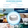 Rechargeable White Noise Machine with 28 Smoothing Sounds, Portable Sound Machine for Baby Kids Adult Sleeping, Auto-Off Timer, 32 levles of Volume Noise Machine Therapy for Home, Office, Travel view 4