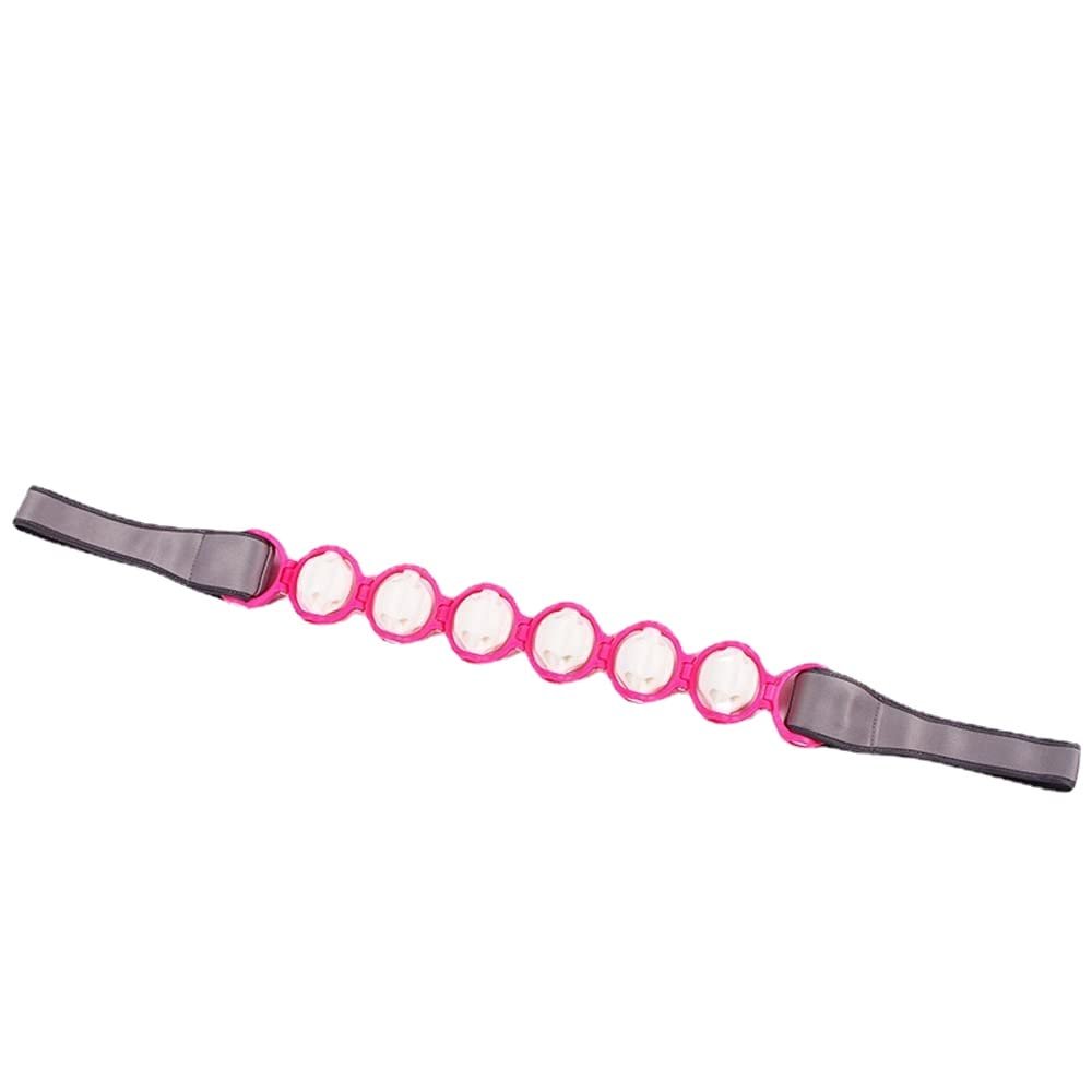 Back Roller Massager Shoulder Back Waist Massage Shoulder Foot Massage (pink)