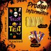Hotop 120 Pcs Halloween Cellophane Bags Plastic Trick or Treat Candy Bags Goodie Cookie Treat Bags with 150 Pcs Gold Twist Ties for Halloween Theme Party Favor Supplies, 1 Count (Pack of 270) view 2