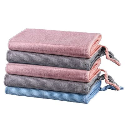 Cleaning Cloth Fish Scale Cleaning Cloth with Lanyard, Multipurpose Microfiber Cleaning Cloth for Home Kitchen/Car/Bathroom, 40x40cm (Color : 5pcs, Size : 40x40cm)