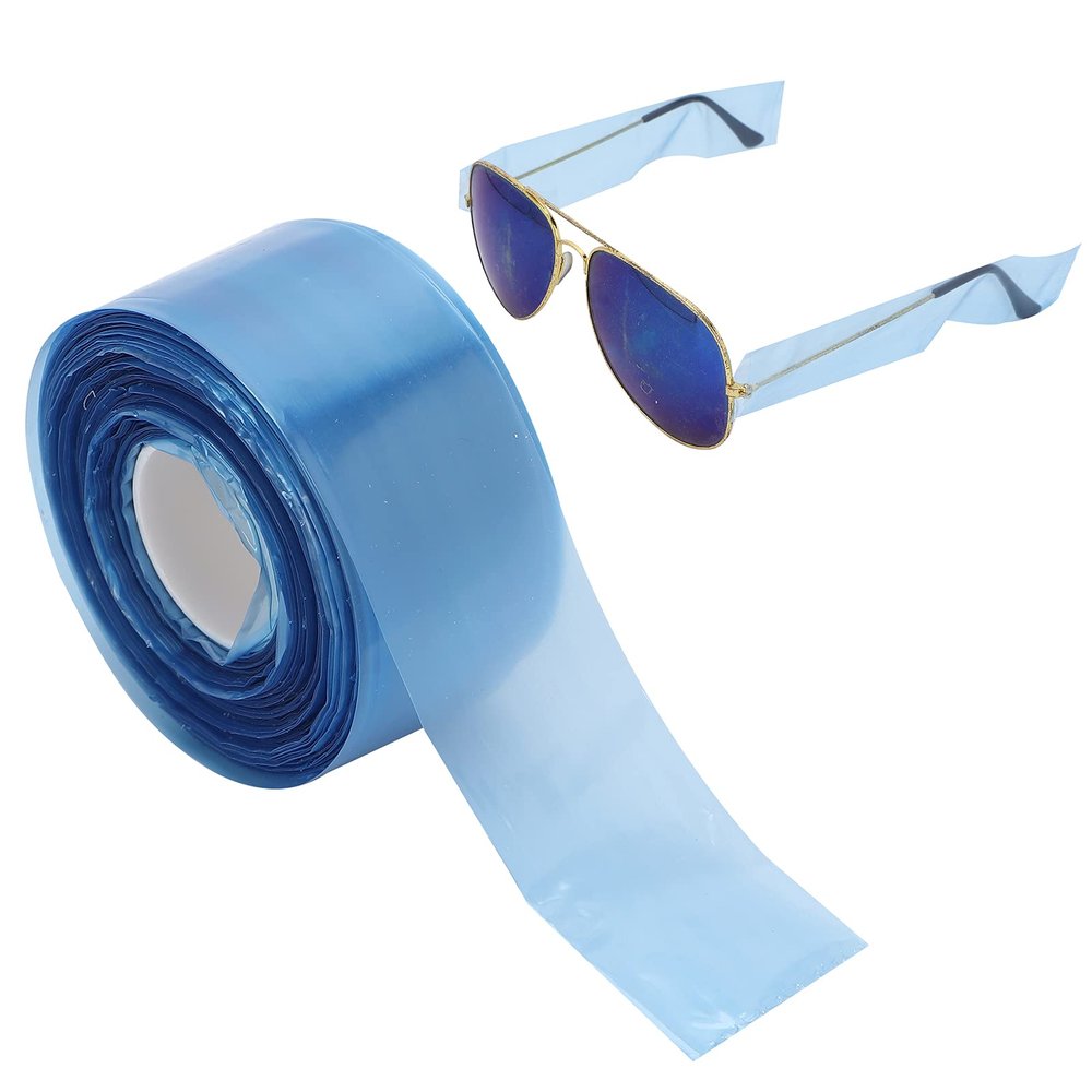 Eyeglass Sleeves, Disposable Temple arm Protector Protective Cover Protective Cover, Hair dye Glasses Slim Pocket Covers for Hair Dying Salon