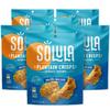 Solula Plantain Crisps Authentic Tostones, Pacific Sea Salt, 4 Ounce (Pack of 6), Kettle Cooked Chips, Gluten Free, Paleo Friendly, Grain Free, Vegan view 1