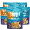 Solula Plantain Crisps Authentic Tostones, Roasted Garlic, 4 Ounce (Pack of 6), Kettle Cooked Chips, Gluten Free, Paleo Friendly, Grain Free, Vegan view 1