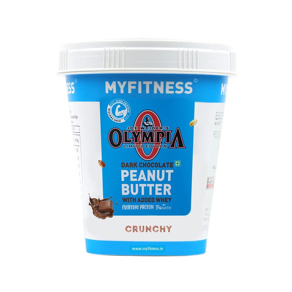 MYFITNESS Peanut Butter Chocolate Olympia Non-GMO Gluten-free No Preservative All Natural Ingredient High Protein Made with American Recipe (17.9 Ounce)