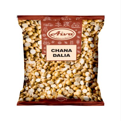 Aiva Chana Dalia Split (Roasted Split Chickpeas Daliya) - 14 OZ (400 GM)