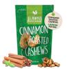 Almond Brothers Roasted Cashews - Pack of 3, 5 oz Hand Crafted Cinnamon Glazed Roasted Cashews, Gluten-Free, Non-GMO view 3