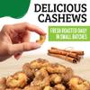Almond Brothers Roasted Cashews - Pack of 3, 5 oz Hand Crafted Cinnamon Glazed Roasted Cashews, Gluten-Free, Non-GMO view 4