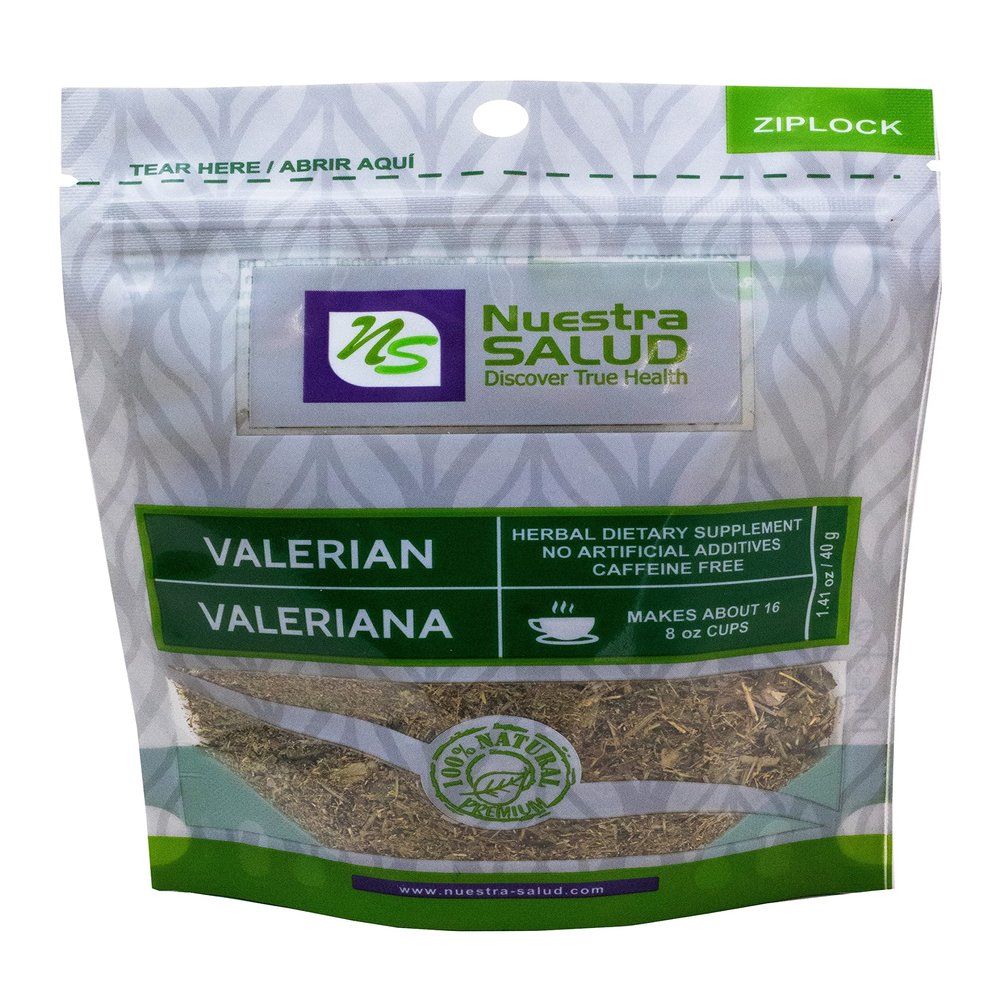 Nuestra Salud - Valerian Root Tea Herbal Infusion (40g) Raiz de Valeriana Hierbal