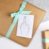 Azeeda 4 x 'Middle Finger' Gift Tags/Labels (GI00049120) view 2