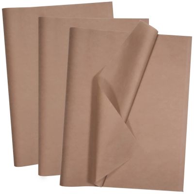 100 Sheets Brown Tissue Paper Artdly 14 x 20 Inches Brown Wrapping Paper Bulk for Weddings Birthday DIY Project Christmas