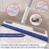 Multifunction Magic Broom, Extended Indoor Detachable,3-in-1 Sweeper Removing Dust Liquid Hair, Adjustable Floor Squeegee,Magic Broom as seen on tv(Blue) view 3