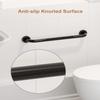 20 Inch Bronze Shower Grab Bar Oil Rubbed Black, Munzong Antique Brass Bathroom Grab Bar w/Anti-Slip Knurled Grip, Bathroom Balance Bar, Safety Handrail Support, Injury Elderly Senior Assist Handle view 4