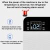 Niczu Insulin Cooler Travel Case Portable Medication Refrigerated Box 2-8 Thermostat Mini Medicine Fridge/Drug Reefer Support Multiple Modes of Power Supply,White view 3