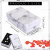 Thenshop 24 Pcs Jewelry Gift Boxes Bulk Small Jewelry Packaging Box for Bracelet Necklace Ring Earring Mini Marble Cardboard Box for Business Wedding Birthday Mother Gift Wrapping view 2
