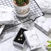 Thenshop 24 Pcs Jewelry Gift Boxes Bulk Small Jewelry Packaging Box for Bracelet Necklace Ring Earring Mini Marble Cardboard Box for Business Wedding Birthday Mother Gift Wrapping view 4