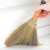 Veemoon 4 Pcs 12 Inch Whisk Broom, Handheld Cleaning Broom Straw Corn Whisk Brush Small with Handle Dust Brush Rustic for Dirt and Debris Household view 4