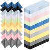 Treela 200 Pcs Microfiber Glasses Cleaning Cloth 6 x 7'' Eyeglasses Cleaner Wipes Lens Screen Cleaning Cloth for Glasses, Cameras Lens, Cell Phone, LCD TV Screens, Laptops, Tablets(Multi Color) view 1
