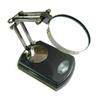 Vintage Style Desk Top Magnifier 4" Brass Magnifying Glass Wooden Stand Desk Lens Magnifying Glass Gift Item view 1