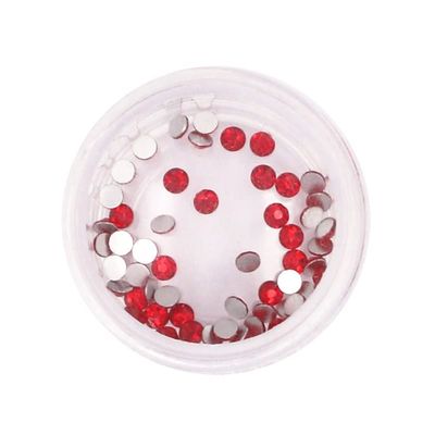 50pcs Tooth Crystal Diamond Ornament Denture Acrylic Decoration Material 8 Colors 3pcs/Box Tooth Gems Teeth Jewelry Gem Bur (Color : 50pcs Red)