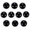 3pcs/Box Dental Tooth Gem Crystal Jewelry Acrylic Tooth Beauty Diamond Ornaments Tooth Deco Material Various Shape for Choose (Color : 3) view 4
