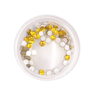 50pcs Tooth Crystal Diamond Ornament Denture Acrylic Decoration Material 8 Colors 3pcs/Box Tooth Gems Teeth Jewelry Gem Bur (Color : 50pcs Yellow)