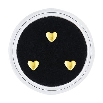 3pcs/Box Dental Teeth Crystal Diamond Ornament 18K Gilded Tooth Gem Various Shape for Ornament Oral Hygiene Tooth Decoration (Color : Model 26)