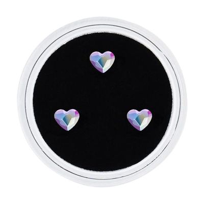 50pcs Tooth Crystal Diamond Ornament Denture Acrylic Decoration Material 8 Colors 3pcs/Box Tooth Gems Teeth Jewelry Gem Bur (Color : Heart-Shaped)