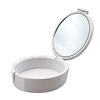 1pc Plastic Dental Denture Storage Box with Mirror Glass Orthodontic Mouth Guard Case Teeth Cleaning Tools Container Tray Case (Color : White) view 1