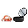 1pc Plastic Dental Denture Storage Box with Mirror Glass Orthodontic Mouth Guard Case Teeth Cleaning Tools Container Tray Case (Color : White) view 3