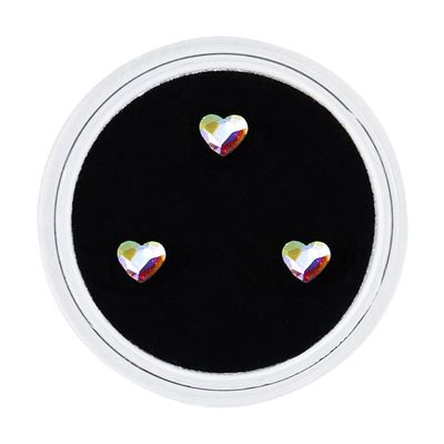 3pcs/Box Dental Teeth Crystal Diamond Ornament 18K Gilded Tooth Gem Various Shape for Ornament Oral Hygiene Tooth Decoration (Color : Model 38)