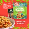 Natural Heaven Hearts of Palm Asian Rice, Ready & Seasoned  Prepared Meals, New Delicious Recipe, Vegan Food, 9 Oz Pouch view 3