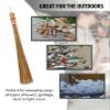 32 inch Multi-Surface Sturdy Outdoor Authentic Coconut Leaf Broom Asian Heavy Duty Broom Thai Natural Coconut Leaf Broom (Country Rustic) (1 Piece) view 4