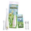 Jack N' Jill Tickle Tooth Toddler Electric Toothbrush with Replacement Head - Gentle Cleaning, Made for Tiny Teeth, LED Inspection Light, for Babies & Kids, Extra Soft Bristles - (1 Pack) view 1