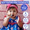 Jack N' Jill Tickle Tooth Toddler Toothbrush & Toothpaste Set - Baby Electric Toothbrush, Natural Toothpaste for Kids, Made for Tiny Teeth, Organic Fruit Flavor (Strawberry & Blueberry) view 4