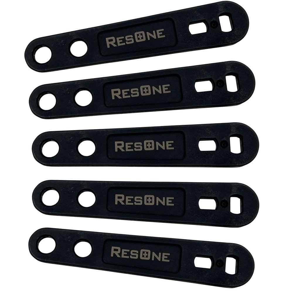 ResOne Hardened Medical Oxygen Cylinder Wrench for CGA-870 Post Valves, 5 Pack, Durable Hard Nylon Plastic, Essential Oxygen Accessories for Medical Oxygen Tank and Oxygen Tank Maintenance