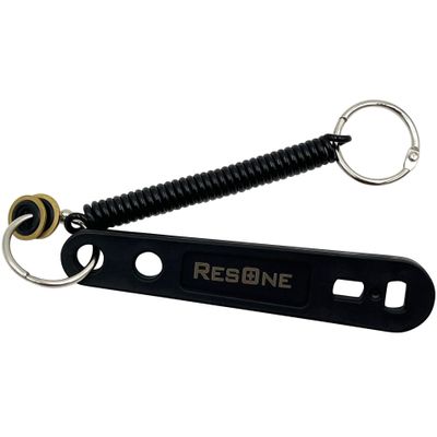 ResOne Nylon Medical Oxygen Cylinder Wrench w/Bungee Cord & 2 Yoke Washers - Hardened Nylon Plastic, Fits Oxygen CGA-870 Post Valves - Oxygen Tank Key Wrench, Oxygen Wrench, Oxygen Regulator Seal