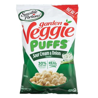 Sensible Portions Veggie Puffs, Sour Cream & Onion, 106g/3.7 oz., {Imported from Canada}