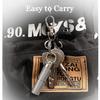 2 Compartment Keychain Pill Holder, Pure Titanium Pill Case Waterproof Medicine Box Container, Portable Pill Bottle Carrier for Daily Travel Outdoor Camping Emergency First Aids view 3