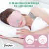 BeeVines 2 Pack 3D Sleep Mask Eye Mask for False Eyelash Extensions for Men & Women, Eye Mask for Sleeping with Adjustable Strap, 100% Blackout Eye Covers Night Sleep Blindfold for Yoga Travel view 3