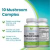 Advanced Mushroom Complex - Lion's Mane, Reishi, Cordyceps, Chaga, Turkey Tail, Maitake 10X Mushroom Blend Superfood  Immune Support & Nootropic Brain Supplements for Immunity & Energy - 60 capsules view 3