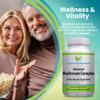 Advanced Mushroom Complex - Lion's Mane, Reishi, Cordyceps, Chaga, Turkey Tail, Maitake 10X Mushroom Blend Superfood  Immune Support & Nootropic Brain Supplements for Immunity & Energy - 60 capsules view 4