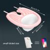 Inflatable Hair Wash Basin, Portable Hair Washing Basin with Air Pump, Hair Washing Bowl for Elderly Disabled Pregnant Women Postoperative Patients Bedridden Patients at Home or Hospital,Black view 4