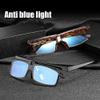 LKP Flip Up Down Reading Glasses Lens Women Men Lightweight Eyeglasses Presbyopia Anti Blue Light +1.0 +1.5 +2.0 +2.5(Black,+3.00) view 4