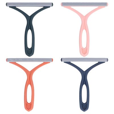 Portable Lint Remover,4Pcs Carpet Rake Clothes Fuzz Shaver,Manual Reusable Lint Roller Double Sided Pet Hairball Fluff Removing Shaver