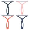 Portable Lint Remover,4Pcs Carpet Rake Clothes Fuzz Shaver,Manual Reusable Lint Roller Double Sided Pet Hairball Fluff Removing Shaver view 1