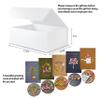 BOXHOME 5 Pack Large Gift Box, White, 13x10x5 inch with Magnetic Lids Gift Packaging Box, Bridesmaid Boxes for Presents Contains Card, Ribbon, Foldable view 3