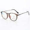 LKP Retro Reading Glasses Round Progressive Multifocus Glasses Anti Eyestrain Blue Light Computer Eyeglasses Tortoise (+2.5)(A,+2.00) view 1